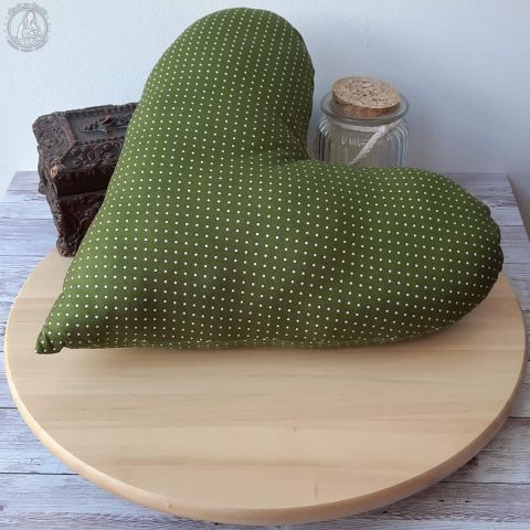 Coussein coeur - Piselli Kaki + Piselli Kaki