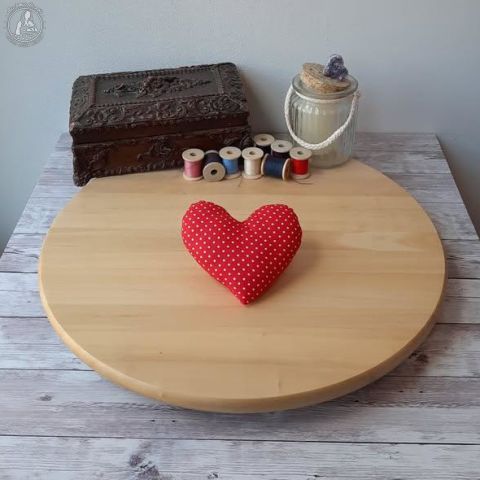 Mini coussin coeur coton